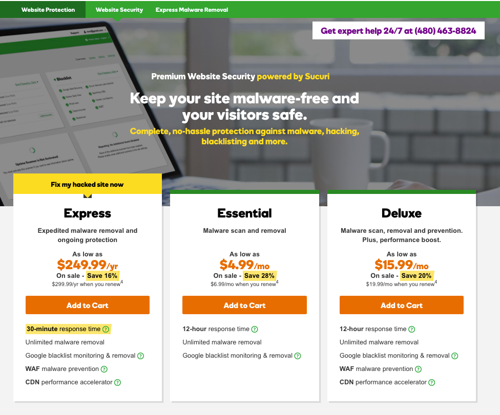 Malware Blocker GoDaddy