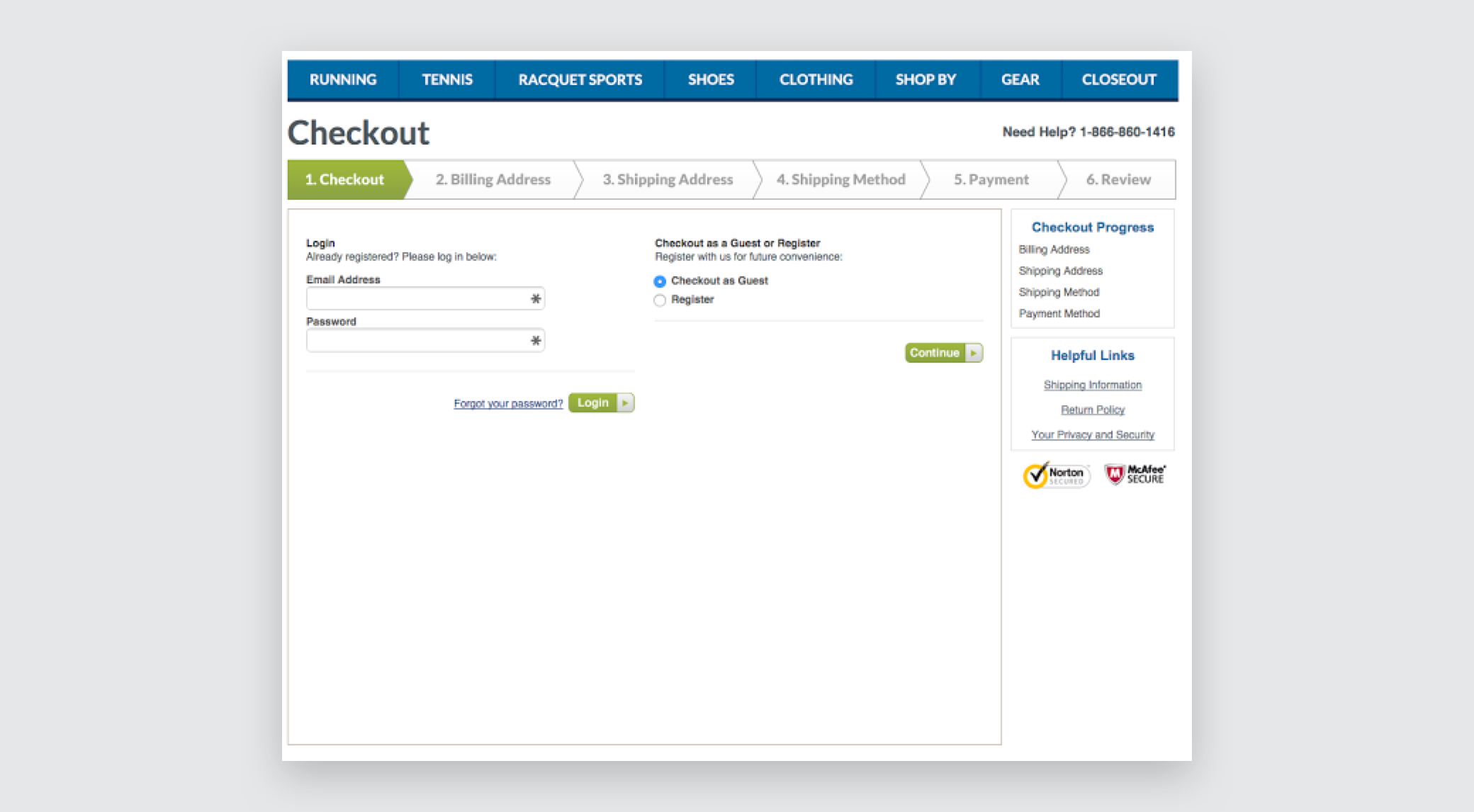 Hola Bird's checkout page