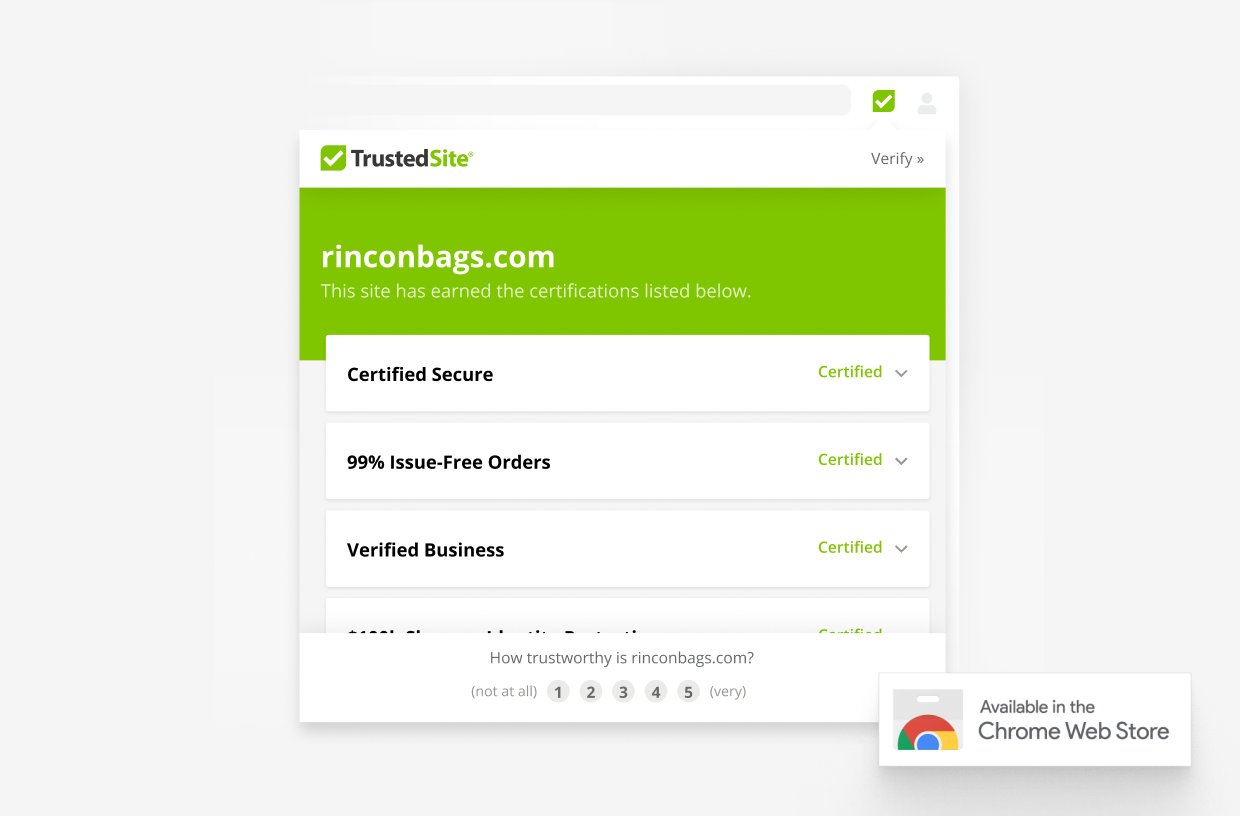 The TrustedSite Chrome Extension